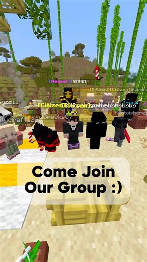 joining a minecraft server full of randoms (best decision) #minecraft #smp #shorts