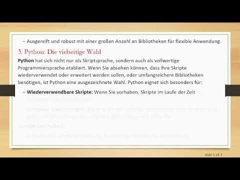 Auswahl der „Besten Skriptsprache“ für die Linux-Automatisierung