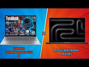Lenovo ThinkBook 16 vs MacBook Pro M5 | Best Laptop for Professionals