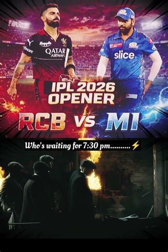 RCB vs MI ll Maha mukabla ll Evening 7 pm ll Live ll
