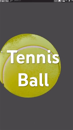 Modeling a tennis ball in blender under 1 minute #blendertip #blendertricks #blendertutorial