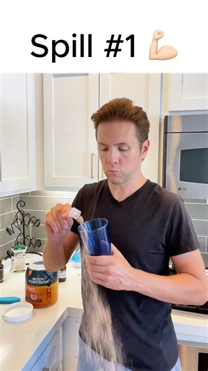 From Pup to Powerhouse 🐶💪 Ever wondered what happens when you spill your pre-workout powder? Watch as my pup turns into a giant, buff superstar after a little taste of that protein magic! . . . #dog #funnydogs #funnyreels #dogsofinstagram #lol #comedy #preworkout #proteinpowder #bodybuilding #weightlifting #pitbull | Ash & Bowser