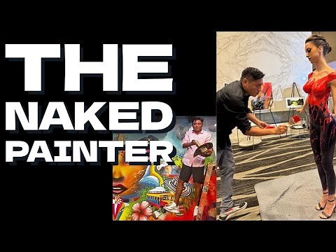 The NAKED Painter Goes Viral Body Paint by Israel SLEPONEART