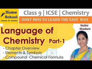 Language of Chemistry |Part-1| Class 9 | ICSE | Chemistry