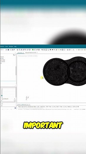 StarCCM+ Simulation: Geometry, Meshing, and Physics Setup #shorts