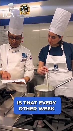 Why did he choose IICA? Because when your dreams are international, your education should be too.👨‍🍳