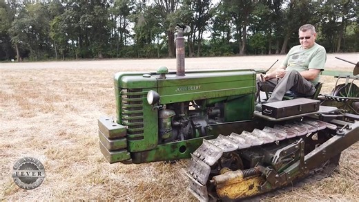 Sound UP for this one! Ride along and rock and roll with a 1951 John Deere MC Crawler. Owned by Howard Yoder of Ohio, this John Deere is also outfitted with a tool bar and a one-row transplanter. You can hear Howard share the story of this very cool machine on our YouTube Channel, right here: https://youtu.be/9RdQIm_JHYs?si=HCOjccAm8Kd4um4T #temperedtracks #JohnDeere #classictractorfever | Classic Tractor Fever