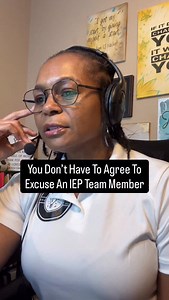 10K reactions · 461 shares | IEP teams are fully aware that they are supposed to get an excusal before the IEP meeting. The bottom line is… You do not have to provide permission to excuse anyone. Quite frankly, if everyone can’t stay, reschedule or reconvene the meeting. #IEP #iepmeeting #specialeducation #parentadvocate | Dr. Dannette Taylor | Facebook