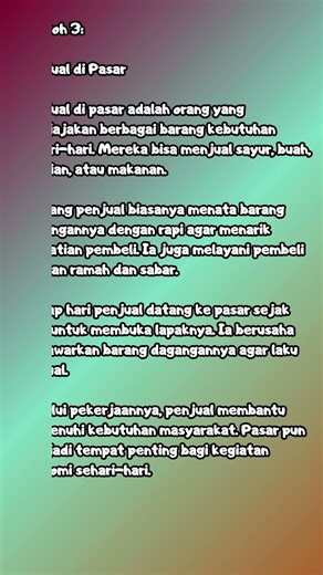 CONTOH TEKS DESKRIPSI ORANG