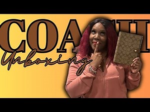 Coach Unboxing | Notebook In Signature Canvas | Coach Notebook Unboxing | SassXplore