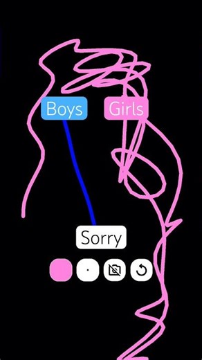 Boys vs. Girls saying sorry #funny #pink #alien