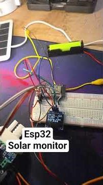 esp32 weather station using solar and lipo charger. #esp32 #ina219 #adafruit #solar #weatherstation