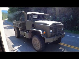Driving The Bobbed M923 5 Ton To Camarata's Camp - VLOG