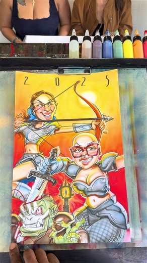 Caricature Drawings Inspired by Lord of the Rings