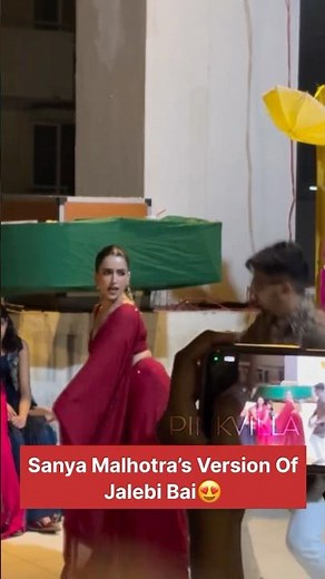 Sanya Malhotra & Her Moves On The Beats Of Jalebi Bai😍 #short #bollywood #dance