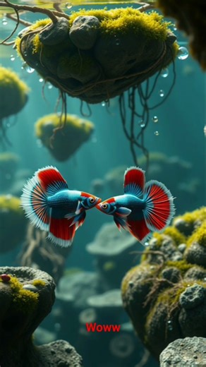 The Dark World Of Betta Fish Fighting🐟 #shorts #trending #viralvideo #youtube #fyp