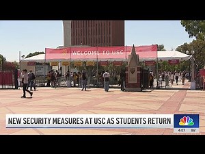 New security measures at USC as students return