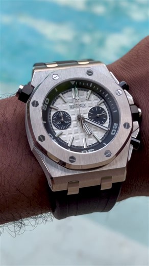 Seiko Mod Silver Royal Oak Offshore Diver Review