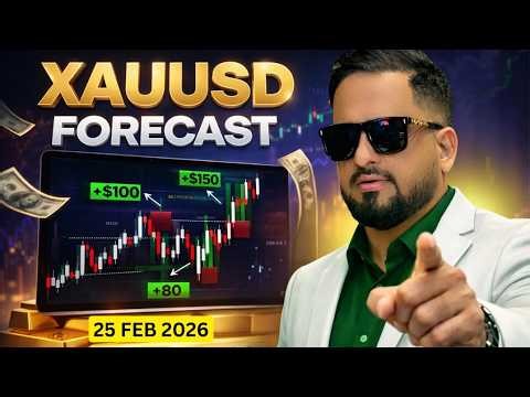 GOLD MARKET OUTLOOK | 25 FEB 2026 | XAUUSD FORCAST BY EFMS TRADE