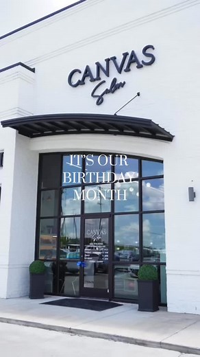 It’s our birthday month—but the gifts are all yours 🥳 We’re celebrating all July long at Canvas! When you spend $50 or more in our retail store, we’re sending you home with a birthday happy from us! (while supplies last!) | Canvas Salon