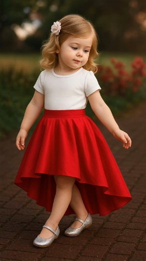 baby skirt cutting and stitching full tutorial #babyclothes #fashion #shortvideo