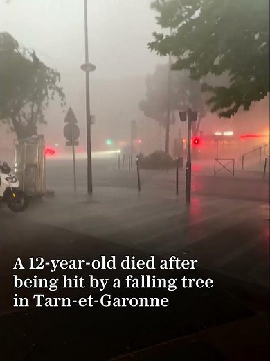 Extreme weather: France hit by storms, hail and flash flooding