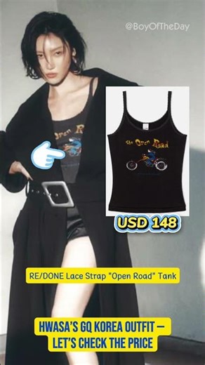 Hwasa’s GQ Korea outfit — let’s check the price 🩵 #hwasa #화사 #mamamoo #goodgoodbye #kpopshorts #fyp