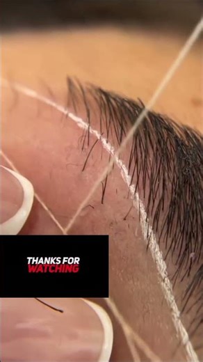 🥰eyebrow threading tutorial/eyebrow threading step by step #trending#eyebrowthreading #viralvideo 👍🏻
