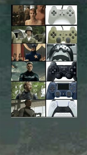 Captain America Evolution 🤯 | From Skinny Steve to Endgame Legend (PlayStation Edition)#shorts