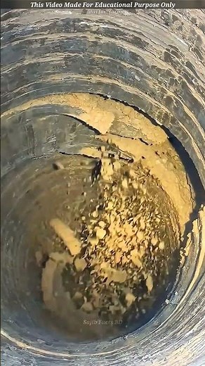 Night Well Collapse! Boy Barely Escapes 😱 #shortsvideo