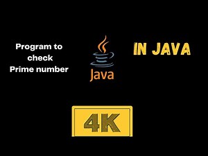 prime number program in java #java