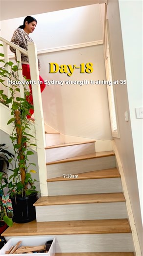 Sujata Yadav on Instagram: "Day-18. Housewife in Sydney, strength training at 35 #StrengthAfter35 #BeginnerLifter #WomenWhoLift #FitnessJourney #ConsistencyOverMotivation"