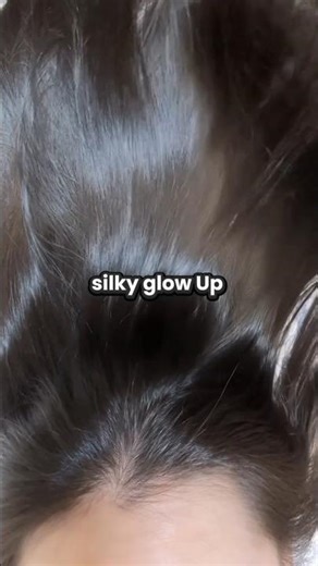 This is how you get silky hair ☁️ #diyhairspa #glowup #shorts
