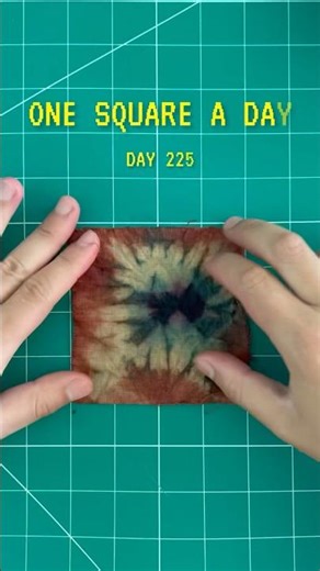 Day 225 creating my own tie dye letter “J” using natural dye