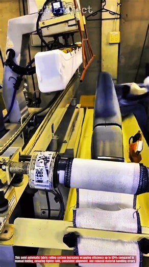 Innovative Fabric Rolling Machine: High-Precision Automatic Textile Wrapping
