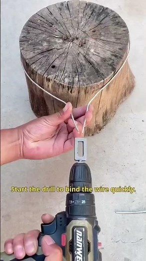 🧰Steel Wire Twisting Tool for Drill - Fast Tightening & Auto Trimming Wire Twist Attachment