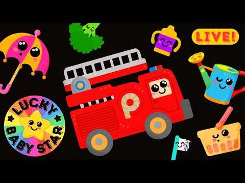 Baby's Busy World Sensory 🚗🌈 Transport, Food & Fun 🌟