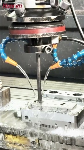 Injection Molding Mold Core Deep Hole Drilling And CNC Milling Machining Process #injectionmolding