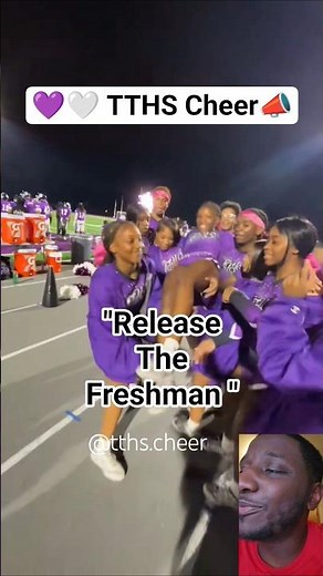 💜🤍📣 TTHS CHEER MOVES #cheer #chearleading #highschool #flip