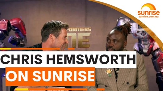 Chris Hemsworth on Sunrise