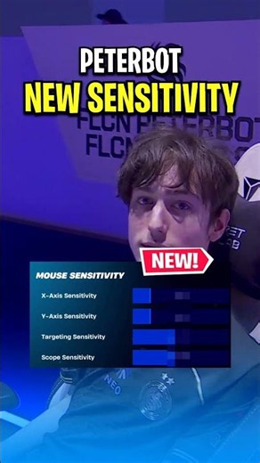 Peterbot COPIED Shxrk’s Sensitivity! 😳 #fortnite #peterbot #shxrk