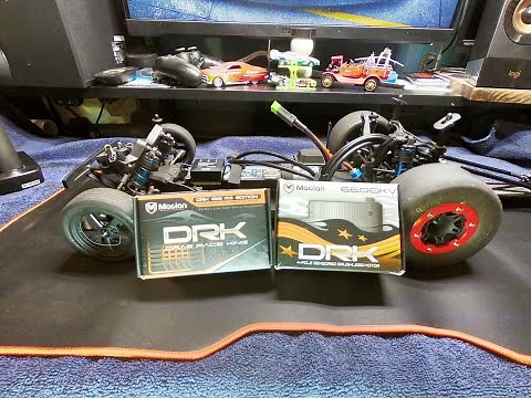 Maclan DRK RS ESC /6600KV 4 Pole Review, Setup, Programming, and GNSS in my NPRC DR10 Drag Car