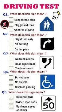 Driving test practice #quiz #quiz #ontariog1test