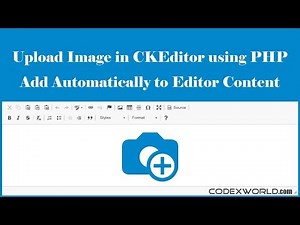 Upload and Insert Image in CKEditor using PHP