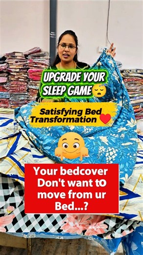 Rajesh Textiles on Instagram: "Stop fighting your mattress every morning. 🛑 Nobody has time to tuck in sheets five times a week. Our elastic fitted bedspread stays put no matter how much you toss and turn. It’s basically a hug for your mattress that never lets go. ☁️✨ The satisfying bed transformation you didn’t know you needed. ✨Our elasticated edges ensure a wrinkle-free fit every single time. No bulk, no sliding, just pure bedroom bliss. Say goodbye to the "corner pop" forever with our ultra
