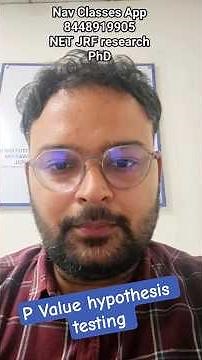 P-value in Hypothesis Testing Explained | Gaurav Soin #phd #research
