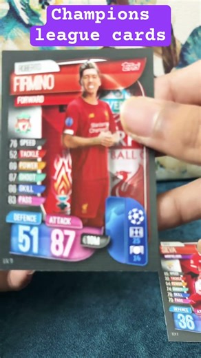 Opening Champions league cards #football
