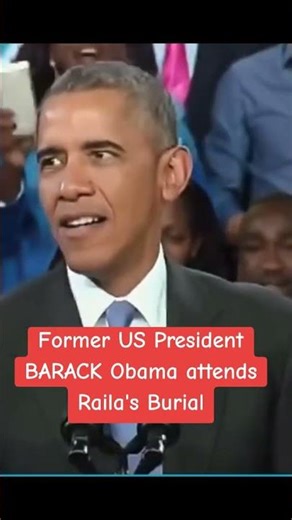 Barack Obama Mourns Raila Odinga 💔🇰🇪"