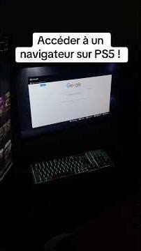 Voici comment accéder à Google sur sa ps5 #ps5 #gaming #astuce