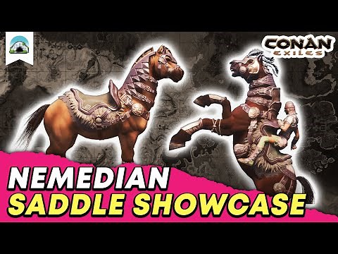 All Nemedian Saddles, People of the Dragon DLC - Showcase | Conan Exiles